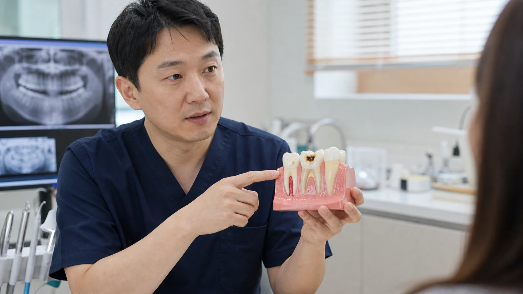 어금니 크라운 치료 기간 치료 과정과 재료 확인 장면